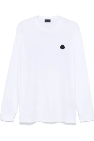 Moncler T-Shirt mit gummiertem Logo