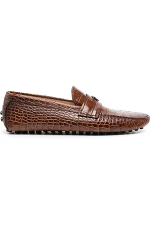 Roberto Cavalli Loafer mit Kroko-Effekt