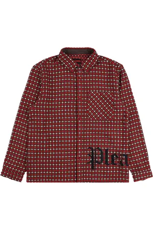 Pleasures Cross-print "White" overshirt
