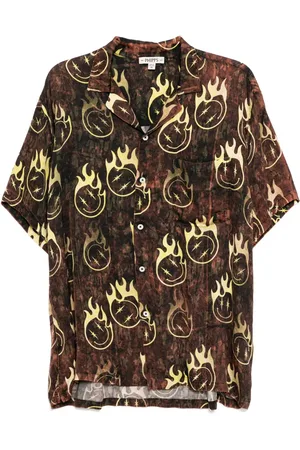 Stain Shade Hemd mit grafischem Print