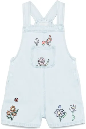 Stella McCartney Bestickte Latzhose