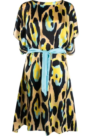 Roberto Cavalli Strandkleid mit Leoparden-Print