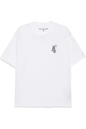 WHITE MOUNTAINEERING T-Shirt mit Logo-Stickerei