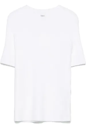 Totême T-Shirt aus Frottee-Strick