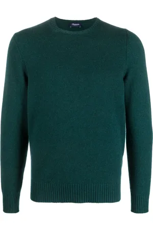 DRUMOHR Kaschmirpullover mit Rundhalsausschnitt