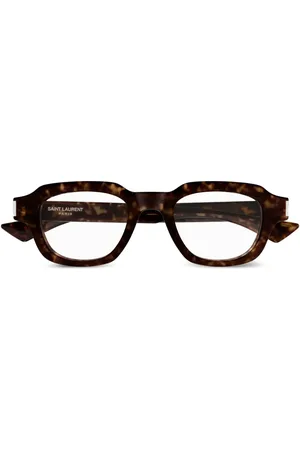Saint Laurent Brille mit eckigem Gestell