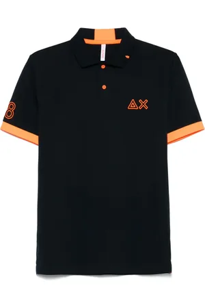 sun68 Poloshirt mit Logo-Stickerei