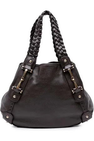 Gucci 2016-2024 Leather Horsebit Pelham Schultertasche