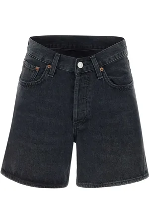 AGOLDE Cotton denim shorts