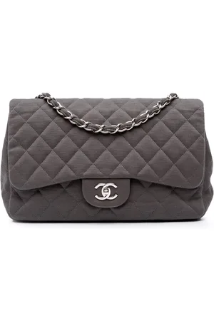 CHANEL 2009-2010 maxi Classic Single Flap Schultertasche