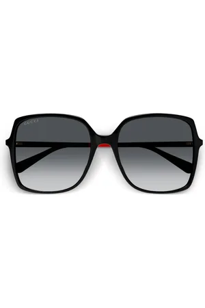 Gucci Sonnenbrille mit eckigem Gestell