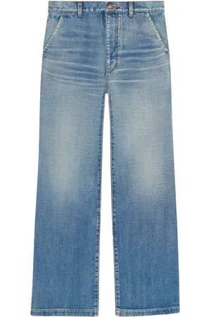 Saint Laurent Serge Wide-Leg-Jeans