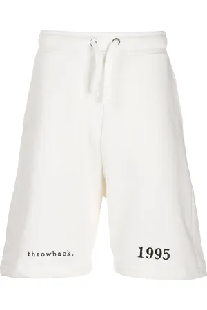 Throwback. Joggingshorts mit Logo-Stickerei