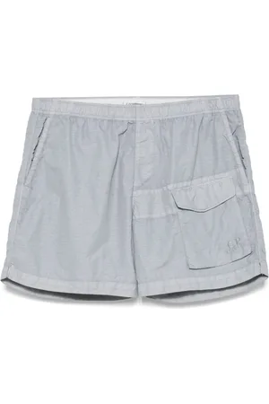 C.P. Company Logo-embroidered swim shorts