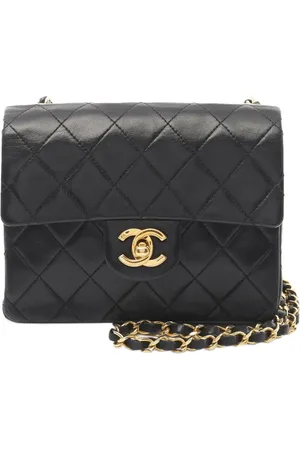 CHANEL 1989-1991 mini Square Classic Single Flap Umhängetasche
