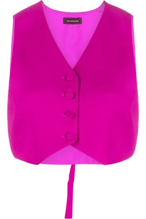 The Andamane Cropped-Weste mit Knopfleiste