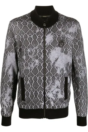 BILLIONAIRE Bomberjacke mit aufgesticktem Wappen