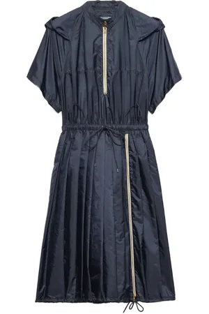 Prada Re-Nylon Utility-Kleid mit Reißverschluss