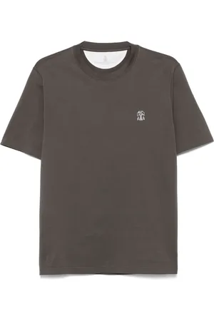 Brunello Cucinelli T-Shirt mit Logo-Print