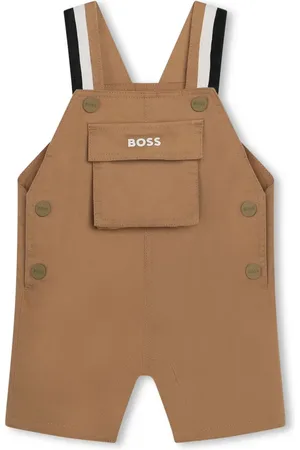 HUGO BOSS Latz-Shorts mit Logo-Stickerei
