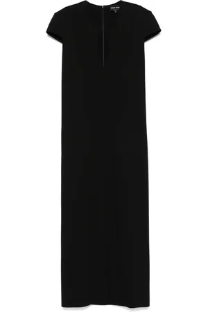 Giorgio Armani Midikleid mit Ziernähten