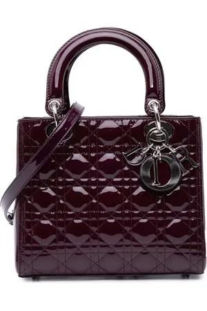 Dior 2011 mittelgroße Cannage Lady Dior Satchel-Tasche