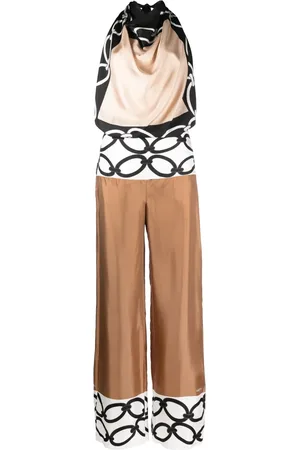 VALENTINO GARAVANI Chain 1967 Foulard Jumpsuit
