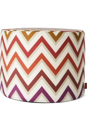 Missoni Watamu Hocker mit Zickzackmuster