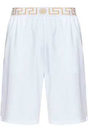 VERSACE Badeshorts mit Greca-Bund