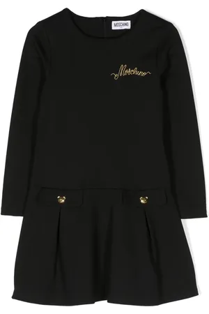 Moschino Minikleid mit Logo-Stickerei
