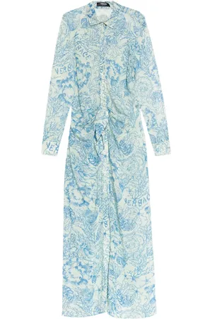 VERSACE Maxikleid mit Barocco-Print