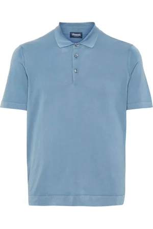 DRUMOHR Fein gestricktes Poloshirt