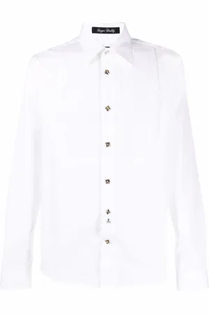 Philipp Plein Gesmoktes Hemd