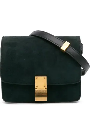 Céline 2018 kleine Classic Box Umhängetasche aus Wildleder