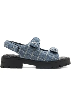 Marc Jacobs The Quilted Jeans-Sandalen