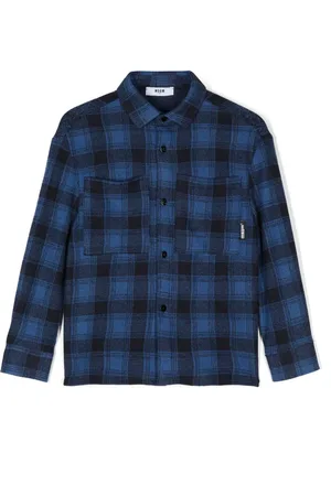 Msgm Hemd mit Schottenkaro