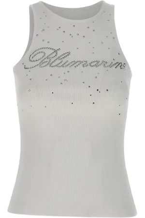 BLUMARINE Tanktop mit Logo-Verzierung