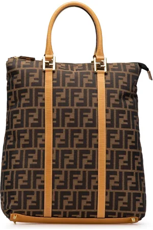 Fendi 20th Century Zucca Canvas Tote Bag