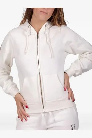 Podhio Hoodie mit Logo-Stickerei