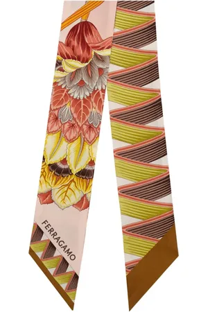 Salvatore Ferragamo Seidenschal mit Giada-Print