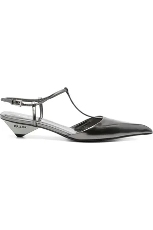 Prada Pumps im Metallic-Look 35mm