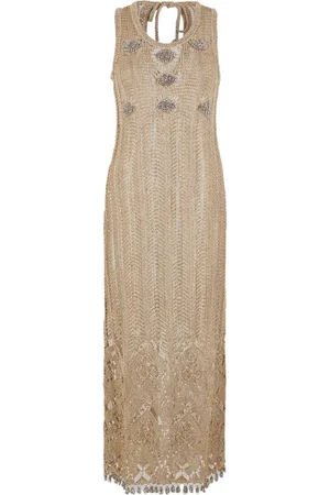 Paco rabanne Gehäkeltes Midikleid