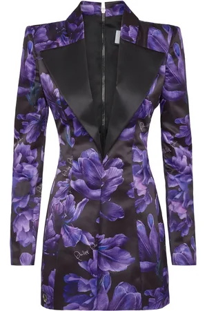 Philipp Plein Minikleid mit Blumen-Print