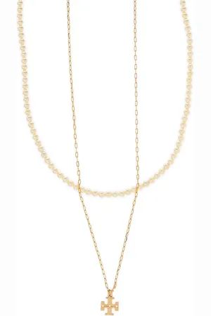 Tory Burch Kira Halskette im Layering-Look