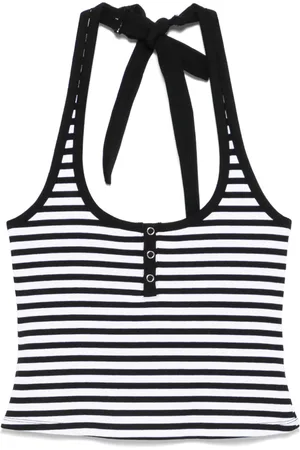 Frankies Bikinis Gestreiftes Oberteil