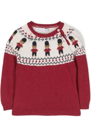 PATACHOU Gestrickter Pullover mit Teddy