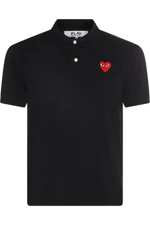 Comme des Garçons Poloshirt mit Herzmotiv