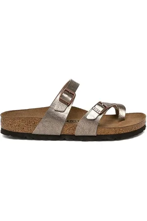 Birkenstock Mayari Sandalen im Metallic-Look