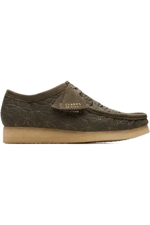Clarks Wallabee "Olive Combination" boots