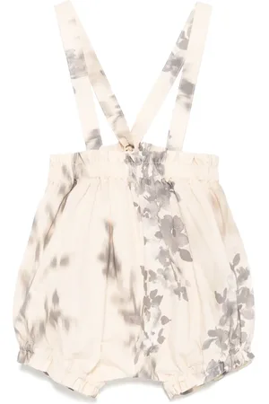 Zhoe & Tobiah Floral-print dungaree